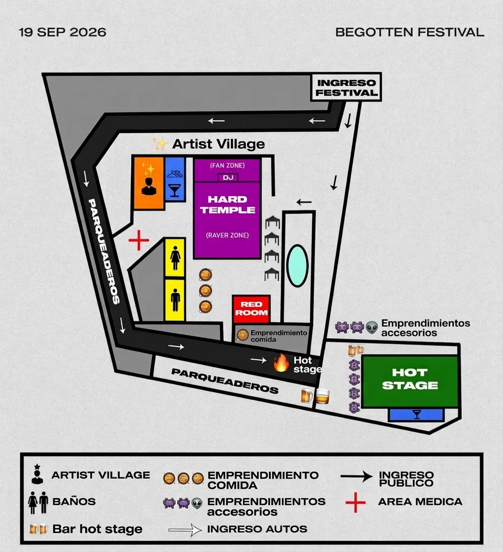 Mapa BEGOTTEN RAW
